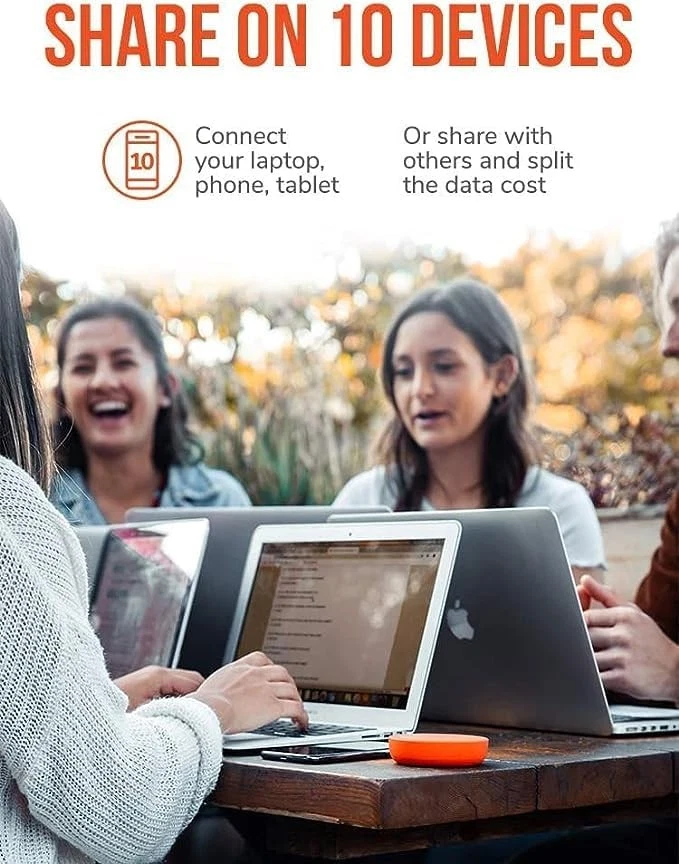 Solis Lite 4G LTE Portable WiFi Mobile Hotspot with 1GB/Month Lifetime Data I... - Image 2 of 4