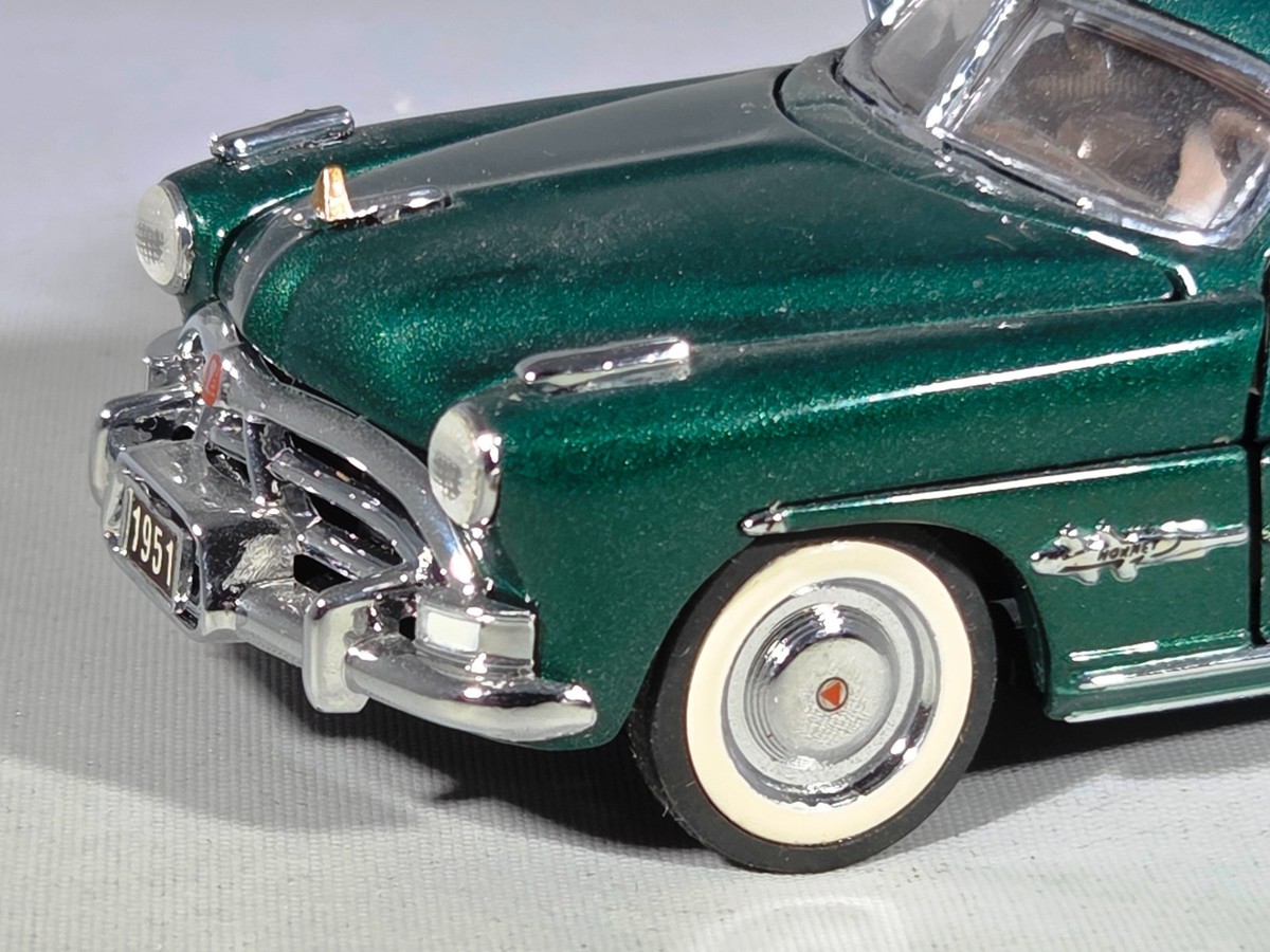 Franklin Mint 1951 Hudson Hornet 2 Door Coupe Car Diecast Model 1