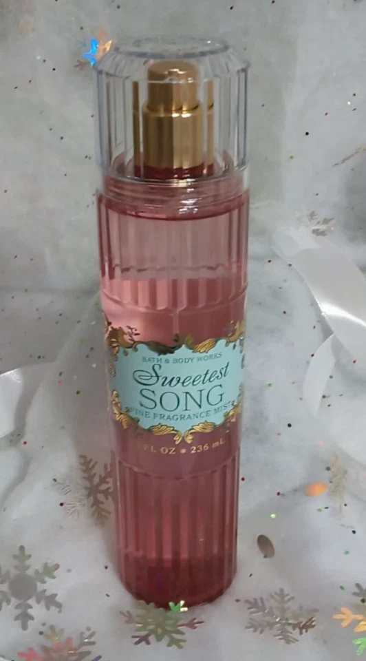 Bath & Body Works 8 pc Sweetest Song  Set  &  striped bag - Image 3 of 4