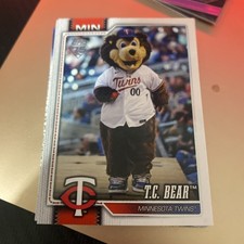 T.C. BEAR 2026 Topps Series 1 Baseball Celebration #M-10 Minnesota Twins Mascot