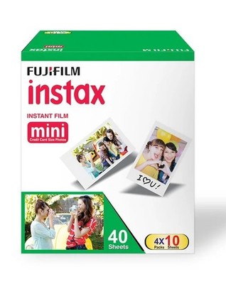Fujifilm Instax Mini Sofortbildfilme - 4 x 10 Stück zum HAMMERPREIS !MDH 12/2027