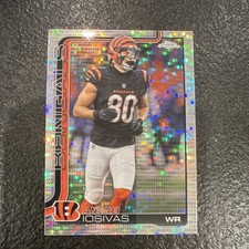 Topps Chrome Sparkle Refractor Andrei Iosivas Bengals #60 2023 NFL