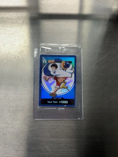 2026 ONE PIECE LOS ANGELES DODGERS MONKEY D LUFFY DON CARD PROMO 7/2/26 SEALED