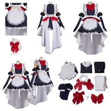 2025 Hotel 2 Velvette Red Maid Costume Cosplay Carnival Halloween party Velvette