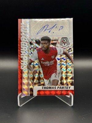 2021-22 Panini Mosaic Premier League Thomas Partey Base Autographs AM-TPA