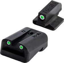 TRUGLO Tritium Handgun Sight | High-Visible Front & Rear Night Sights with White