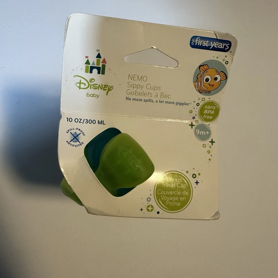 Disney Baby 1st Years Take & Toss Travel Sippy Cups Nemo And Friends New 3Pcs - Image 2 of 4