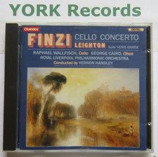 FINZI - Cello Concerto / LEIGHTON - Veris Gratia HANDLEY - Ex Con CD Chandos
