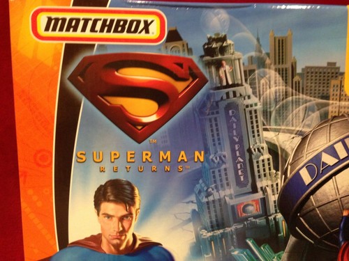 MATCHBOX SUPERMAN PLAYSET Movie Rare 2006 / BRAND NEW Factory Sealed - Picture 3 of 8