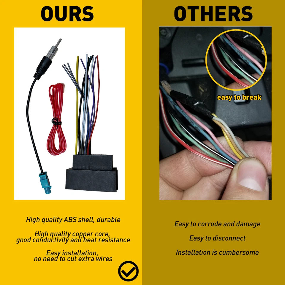 Adaptador de arnés de cableado de radio estéreo para auto Dodge Ram Promaster 1500 2013-2019 H Foto 4 de 4