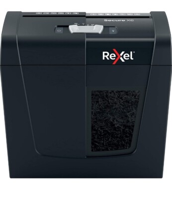 Rexel X6 Aktenvernichter, Partikelschnitt, schreddert bis zu 6 Seiten,...