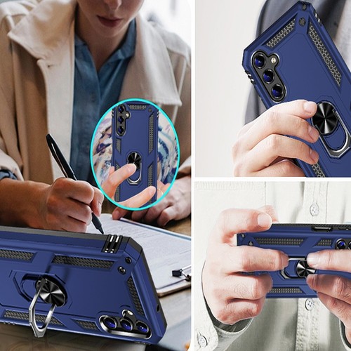 Funda para teléfono Samsung Galaxy S24 FE a prueba de golpes + pantalla de vidrio templado - Imagen 20 de 58