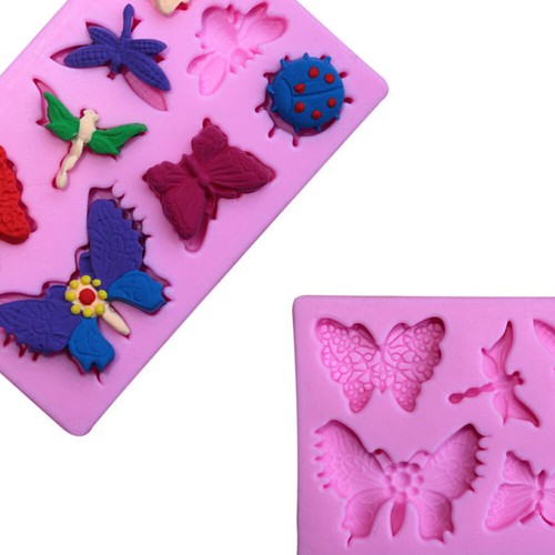 Molde de silicona de 1 pieza moldes de libélula para hacer cortadores de galletas de jabón Ladybug de resina - Imagen 9 de 11