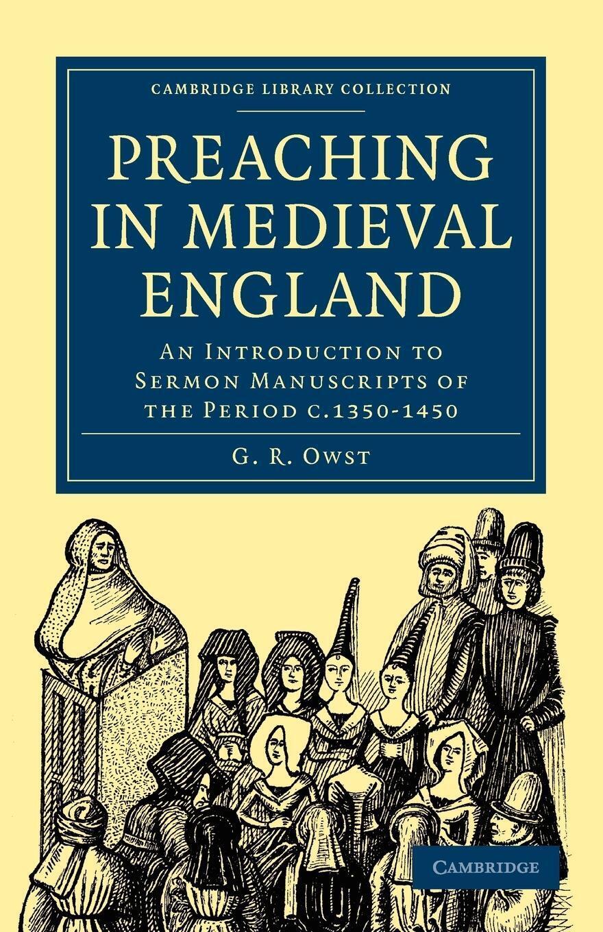 Thumbnail - Preaching In Medieval England G. R. Owst (u. A.) Taschenbuch Paperback
