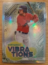 2022 BOWMAN CHROME VIRTUOSIC VIBRATIONS MARCELO MAYER #1 BOSTON RED SOX