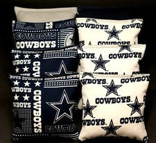 CORNHOLE BEAN BAGS w DALLAS COWBOYS NEW 8 ACA Regulation Corn Toss Tailgate Bags