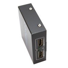 US 2 Port HDMI Y Splitter Amplifier 1 In To 2 Out Dual Display TV HDtv Mirror