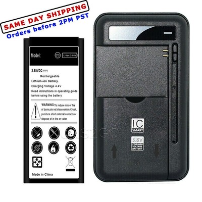 Long Lifespan 2550mAh Lithium Battery Charger f Samsung Galaxy S5 Mini SM-G800A