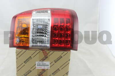 8155160751 Genuine Toyota LENS & BODY, REAR COMBINATION LAMP, RH