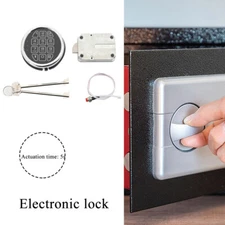 Electronic Safe Lock ‎Replacement Digital Keypad Swingbolt with 2 Override Key