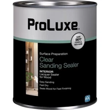 ProLuxe Smooth Clear Oil-Based Lacquer Sanding Sealer 1qt Self-Leveling Fast Dry