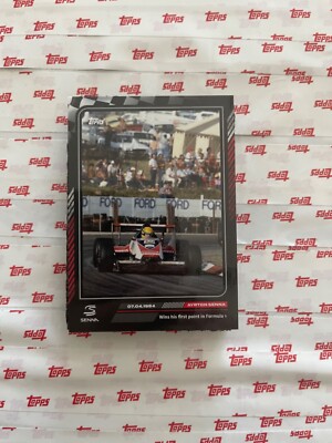 2023 TOPPS NOW THE STORY OF SENNA Wins his first point in Formula 1