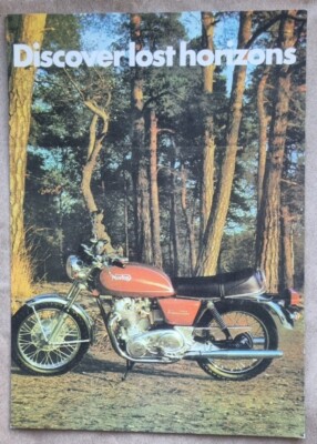 Norton Commando c1970 Wisley Discover Lost Horizons Vintage Ad Gallery Postkarte