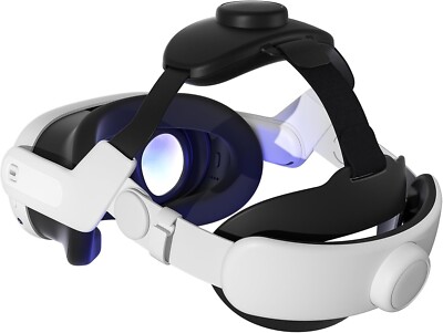 Uhrenarmband für Meta Oculus Quest 3 Profi mit Zubehör Elite Riemen Weiß