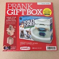 Prank “toilet Tunes” Wrap Your Real Gift in a Prank Funny Gag Joke Gift Box