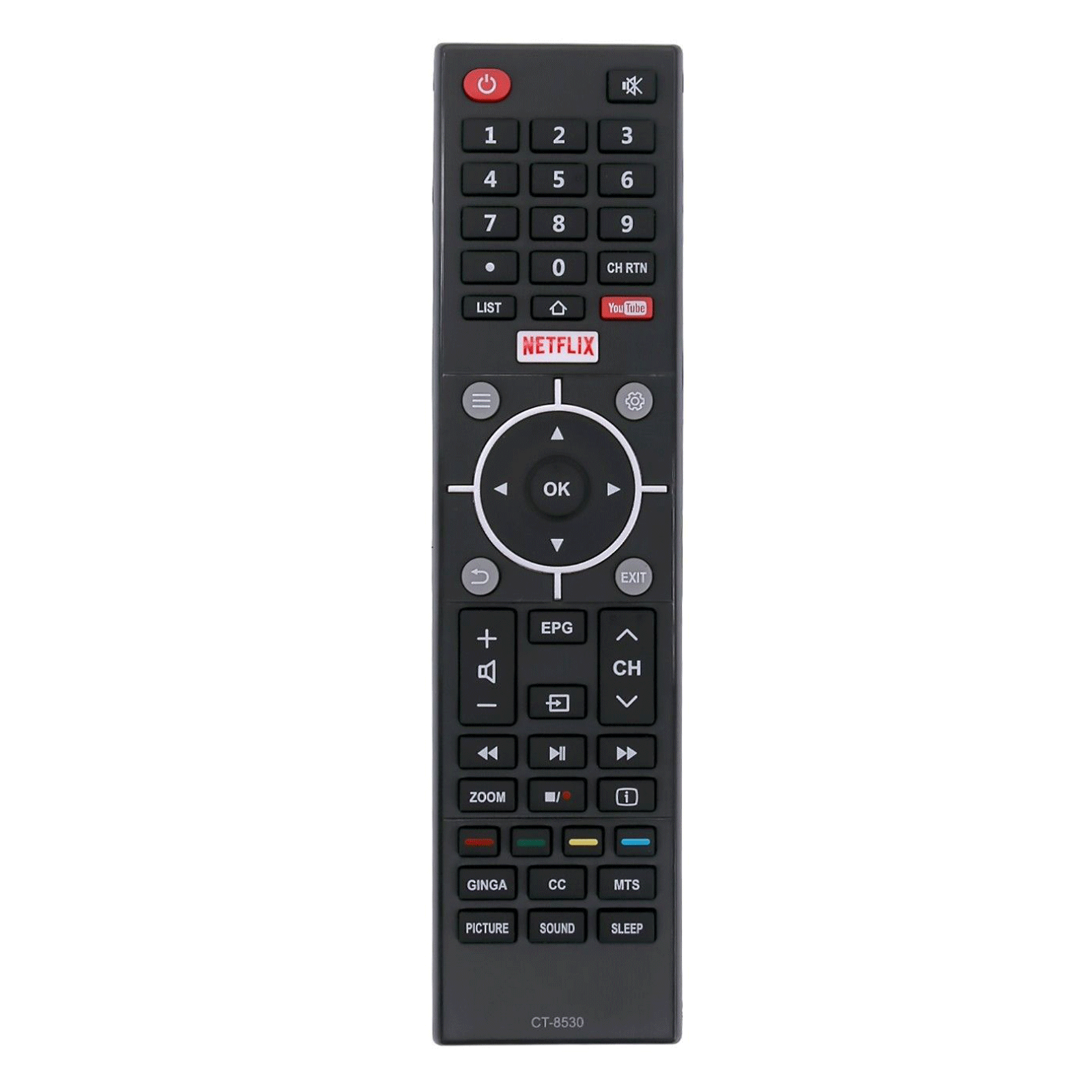 New CT-8530 CT8530 TV Remote Control for Toshiba Smart Television