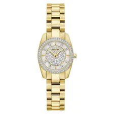 Bulova Classic Gold Tone Stainless Steel Crystal Ladies Watch- Model 98L315 NWT