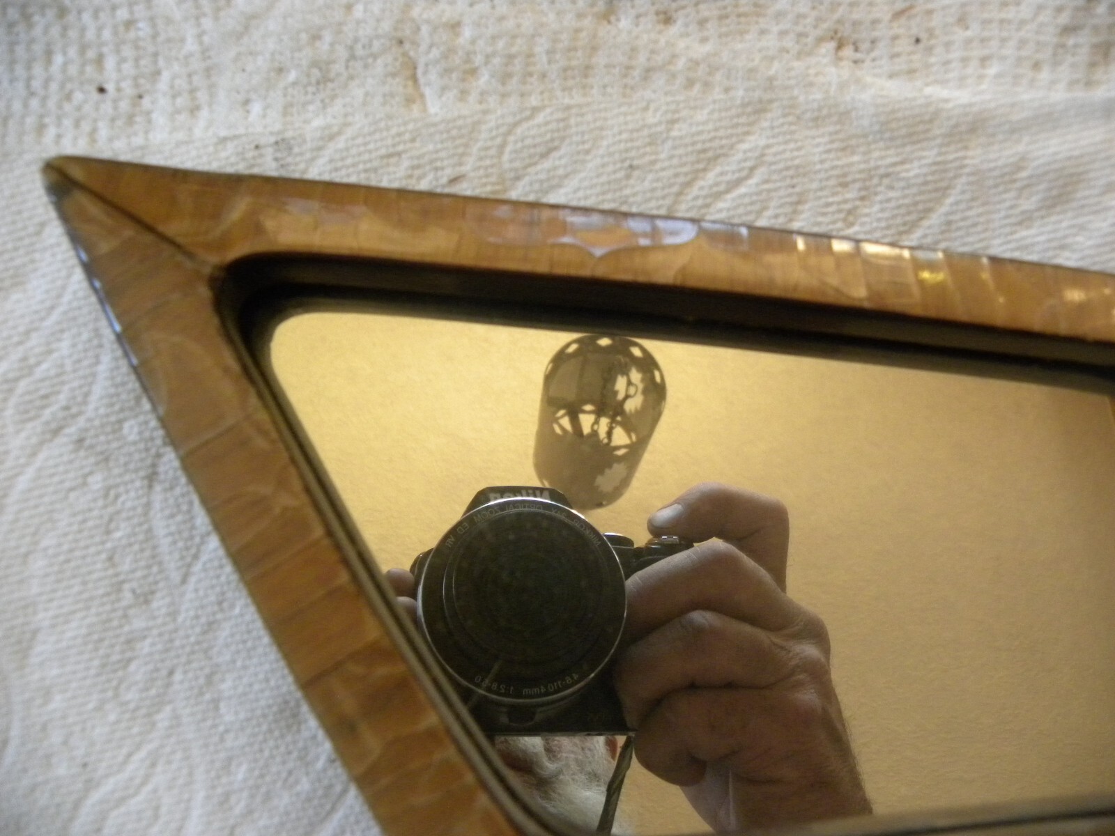Vintage Rolls Royce Silver Shadow & Wraith II Left (from rear) Vanity Mirror