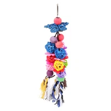 1PC Parrot Plaything Parrot Bite Toy Parakeet Chewing Toy Swing Chew Toy