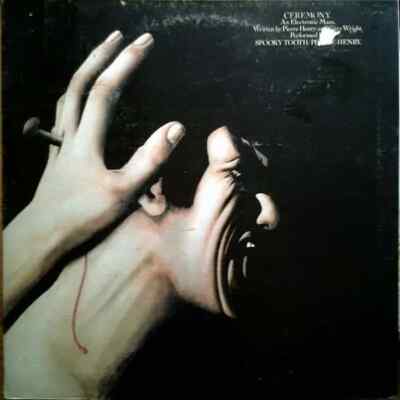 LP Spooky Tooth / Pierre Henry Ceremony: An Electronic Mass PINK RIM LABELS
