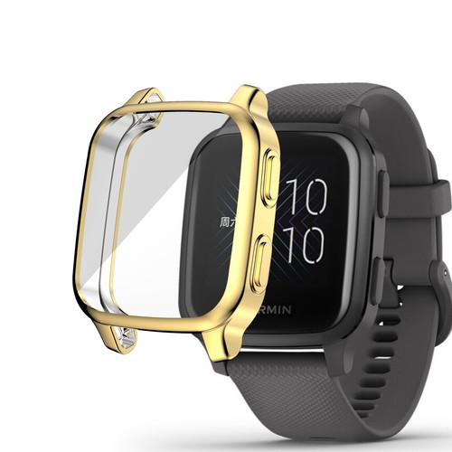 Protective Case For Garmin Venu Sq Smart Watch Plating TPU Soft Cover Full Cases - Picture 9 of 18