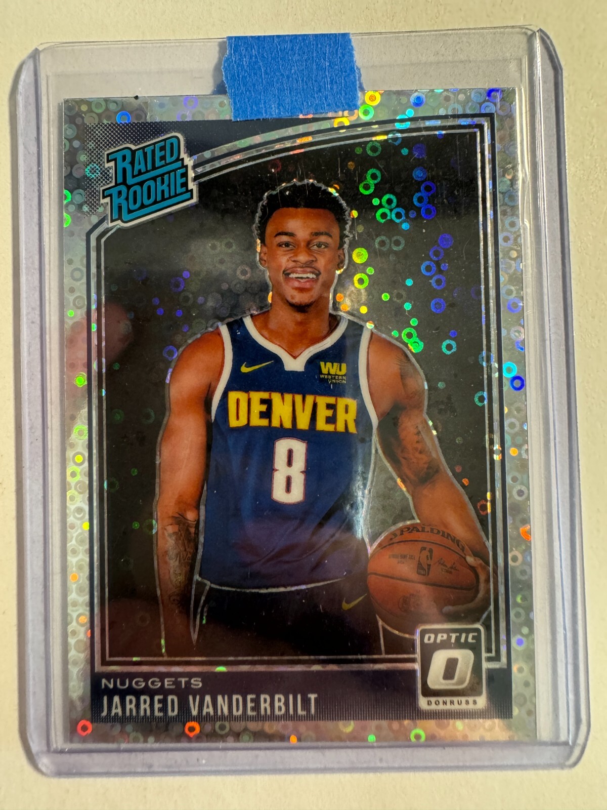 K150,011 - 2018-19 Donruss Optic Fast Break Holo #151 Jarred Vanderbilt RR