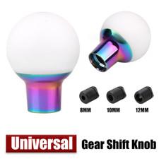 Universal Acrylic Aluminum Alloy Car MT Manual Gear Ball Shift Knob Shifter
