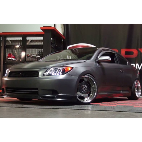 Spyder Signature LED Halo Black Projector Headlights Fits 2005-2007 Scion TC - Picture 2 of 12