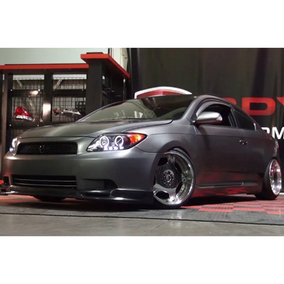 Faros proyectores Spyder Signature LED Halo negros para Scion TC 2008-2010 Foto 3 de 4