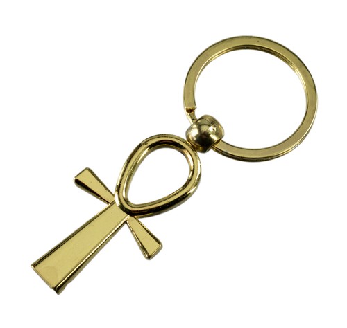 Porte-clés Brodé Croix Du Nil – Motif Ankh égyptien – Espoir Et Vie – Neuf