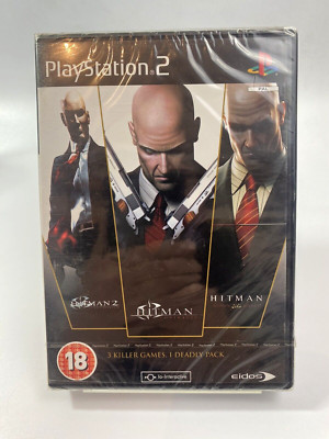 PS2 Hitman The Triple Hit Pack, ( 2007 ) UK Pal, Brandneu Sony Factory Sealed