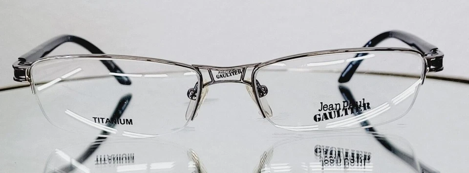 Gafas JEAN PAUL GAULTIER VJP028 COL 568 titanio NUEVAS de colección 55-17-135 Foto 3 de 4