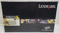 New and Sealed Genuine Lexmark X792X1YG Yellow Extra High Yield Print Cartridge