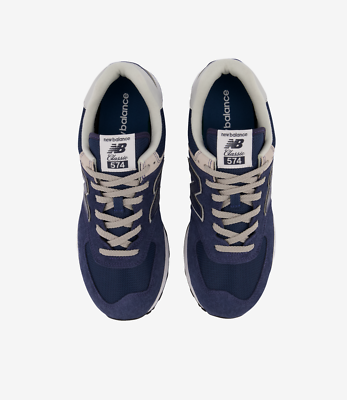 New Balance 574 Core Pack Navy Blue White Grey Gray ML574EVN Size