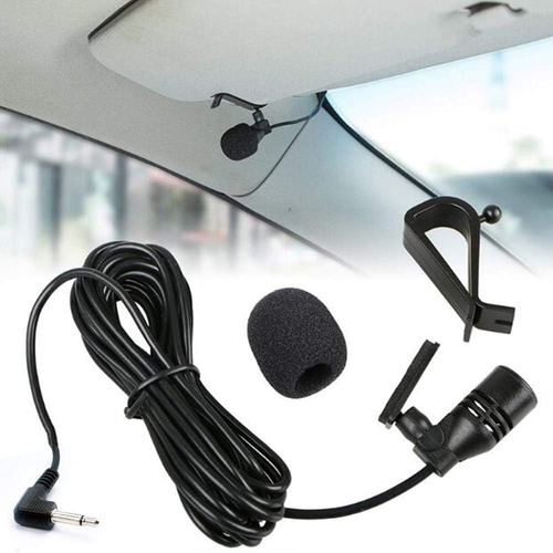 Microfono Stereo per Auto Da 3,5 Mm Microfono Esterno per Auto E Unità Principal - Foto 4 di 12