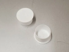 Pool Fence Hole Caps :: WHITE Color :: UV Rated 