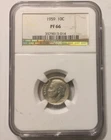 1959 Roosevelt Silver Dime NGC PF66