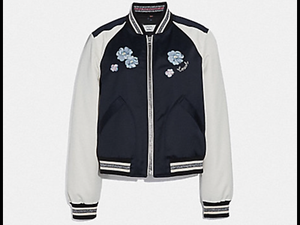 coach floral jacket