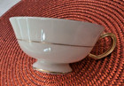 Vintage Lenox Bellevue Sea Green Pattern Flat Cup with Handle & Saucer Set — photo 7