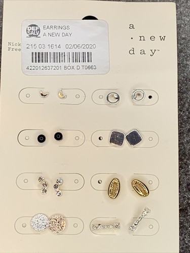 A New Day Earrings Lot 26 Pair Pierced Studs Wholesale Jewelry New E263 - Picture 6 of 9